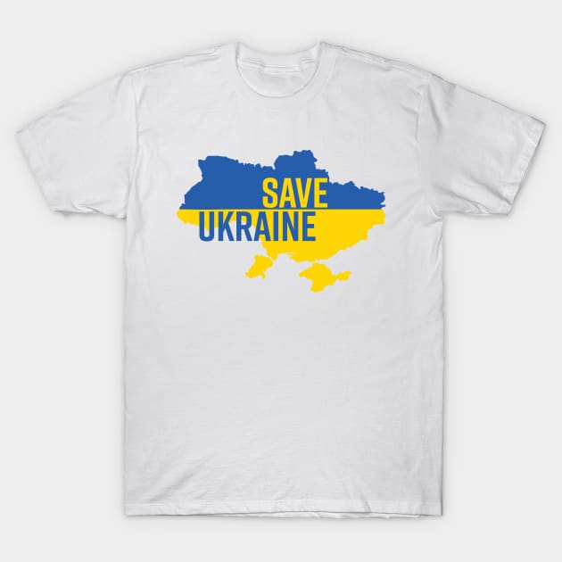 SAVE UKRAINE - PROTEST T-Shirt by ProgressiveMOB